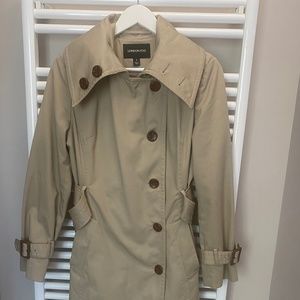 London Fog Trench Coat Size S Color Tan
